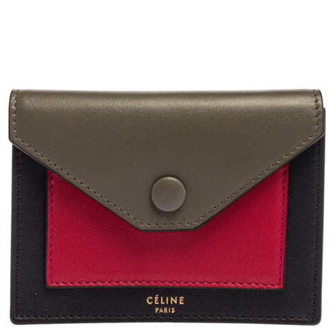 celine envelope card holder